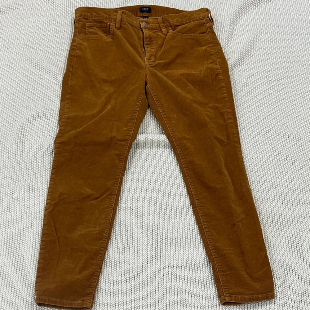 J. Crew Dark Mustard Corduroy Trousers